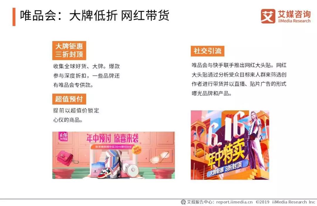 唯品会:大牌低折 网红带货-重庆电子商务